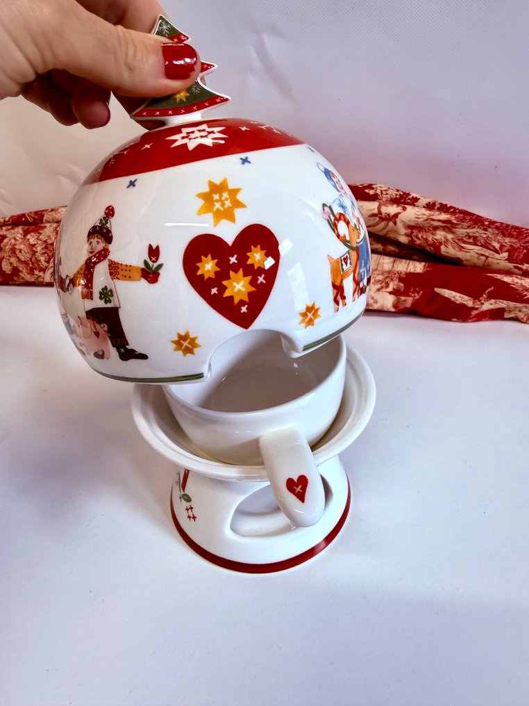 Villeroy & Boch - 整套餐具 (4) - Fondue de chocolate navideño - 瓷器 #1.0