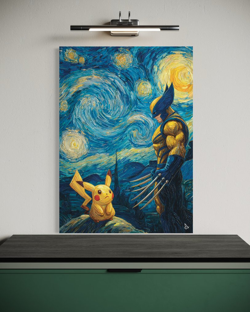 ANDSAL - Pikachu & Wolverine Van Gogh Tribute V2 Special Limited Edition #1.0