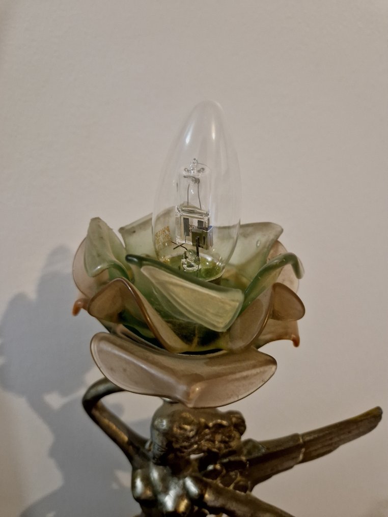 Lampe - Régule, Marbre, pate de verre #1.0