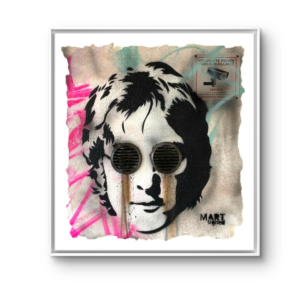 Mart Signed - eyeglasses John Lennon (France version) #1.0