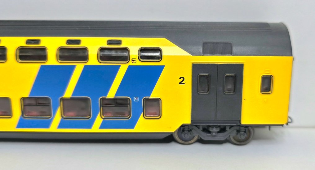 Lima H0 - 309124K - Modeltog passagervogn (1) - Dobbeltvogn anden klasse DDM - NS #3.2