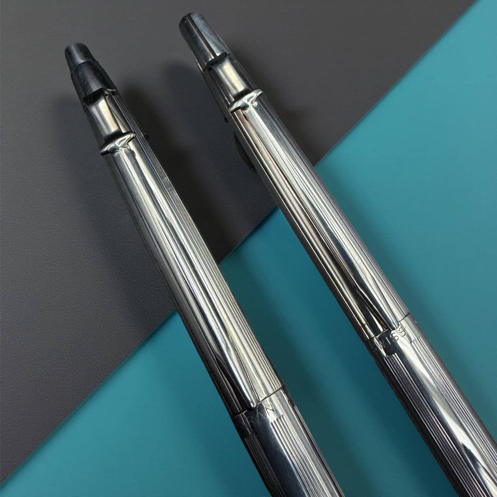 Caran d'Ache - Custom: Caran d'Ache guilloché bolígrafo pareado - No reserve price - Ballpoint pen #4.3