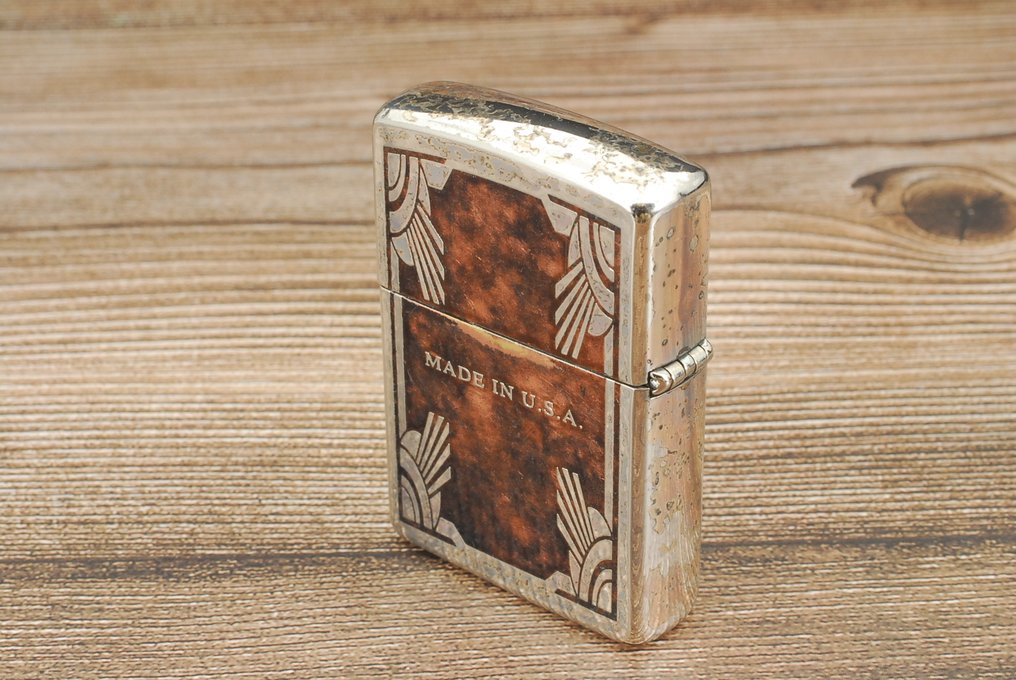 Zippo - Limited Edition Oil Lighter - Accendino tascabile - Placcato argento #4.3