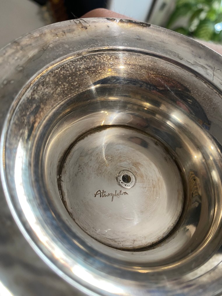 Unbekannt - unbekannt - Schale mit Standfuß - Obstschale - Versilbertes Messing - Versilberte Schale #4.3