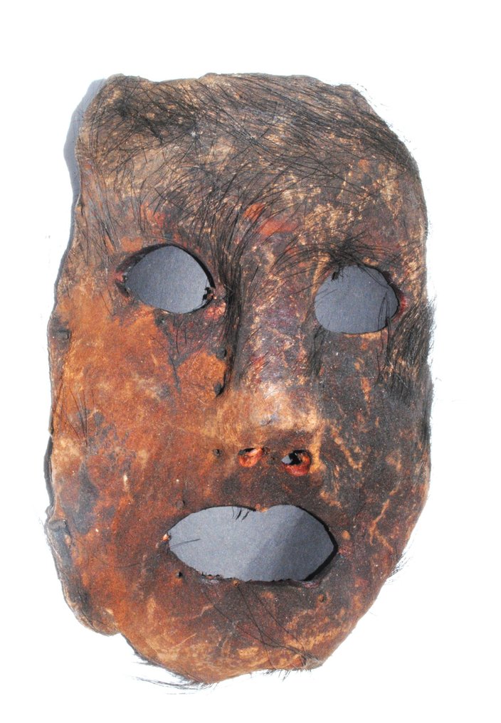 Δερμάτινη μάσκα Maske Gurung Σαμάνος 24 εκ - Νεπάλ (χωρίς τιμή ασφαλείας) #2.1