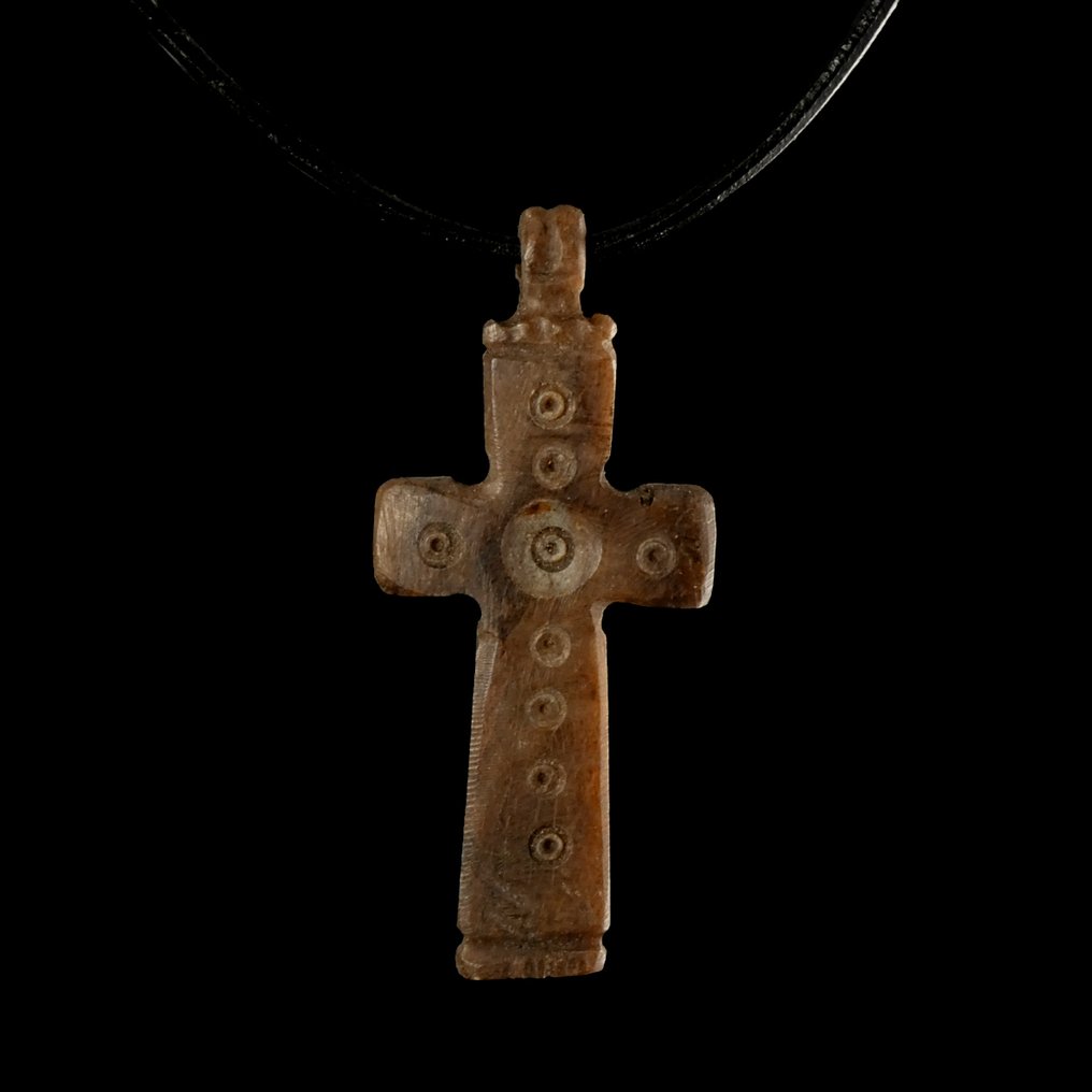 Μεσαιωνική, εποχή σταυροφόρων Οστό λατινικά, Cross pendant  (χωρίς τιμή ασφαλείας) #1.0