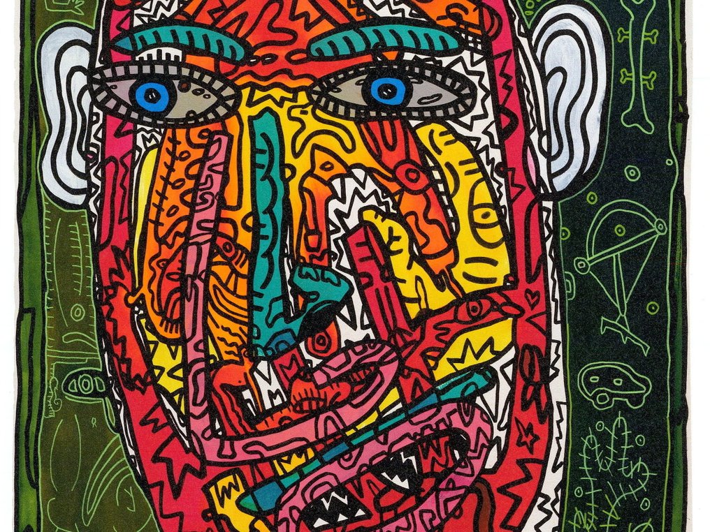 Robert Combas (1957) - Portrait #2.1