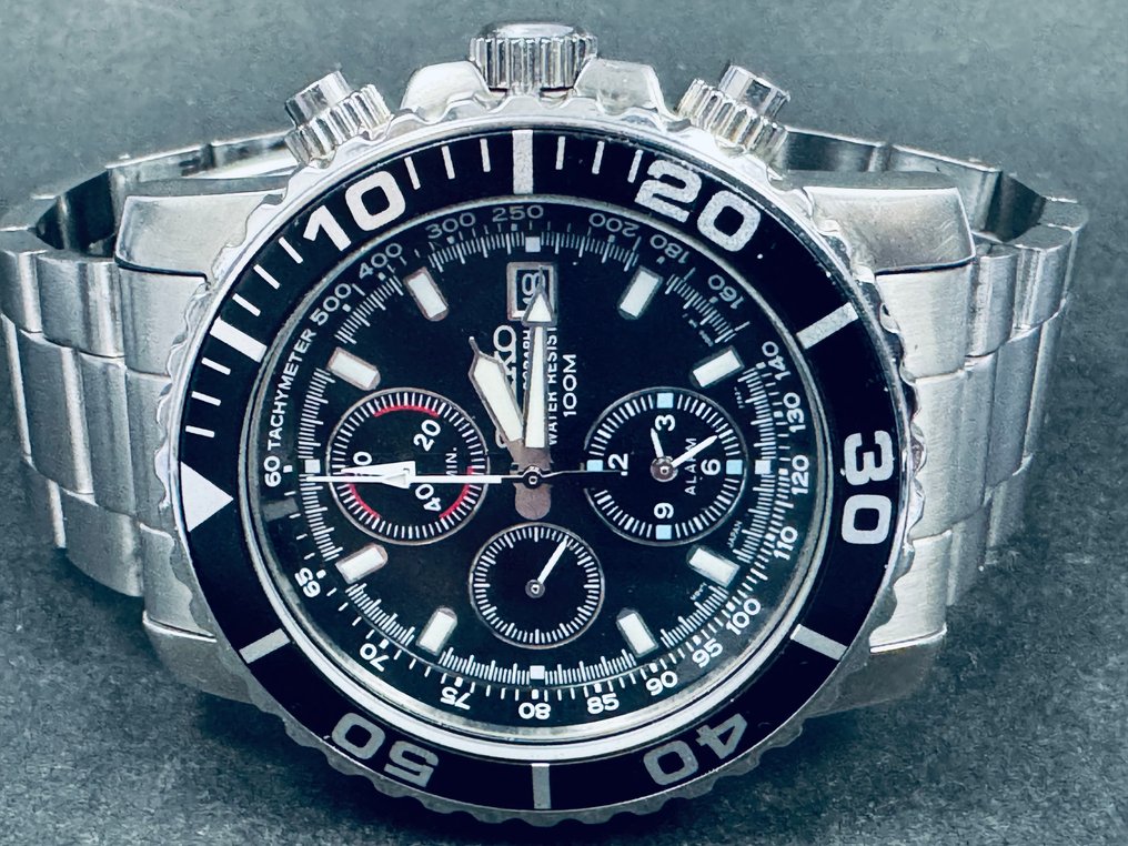 Seiko - Chronograph - Nincs minimálár - 7T62-0CV0 - Férfi - 2000-2010  #2.1