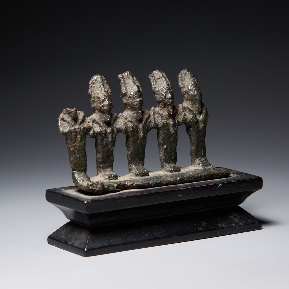 Starożytny Egipt Brązowy Bogowie Osiris. Późny okres, 664 - 332 p.n.e. Długość 6,9 cm. #1.0