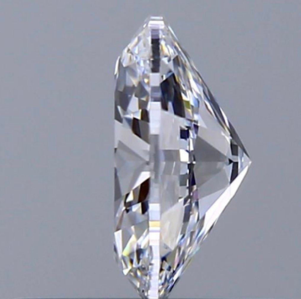 1 pcs Gyémánt  (Természetes)  - 0.50 ct - Ovális - D (színtelen) - VVS2 - Amerikai Gemmológiai Intézet (GIA) #1.0