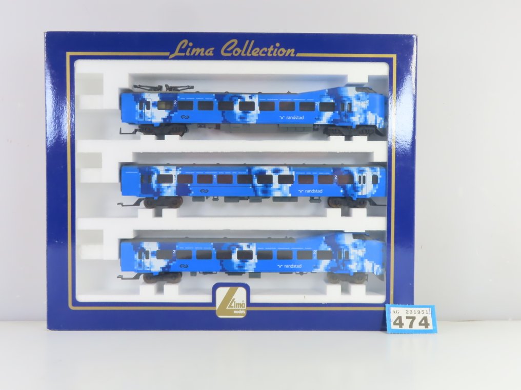 Lima H0 - L149928 - Train unit (1) - Three-part electric train set 'Koploper' with 'Randstad' printed on it. - NS #2.1