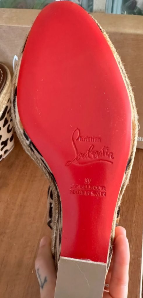 Christian Louboutin - 坡跟凉鞋 - 尺寸: EU 39 - 带盒的新品 #4.3