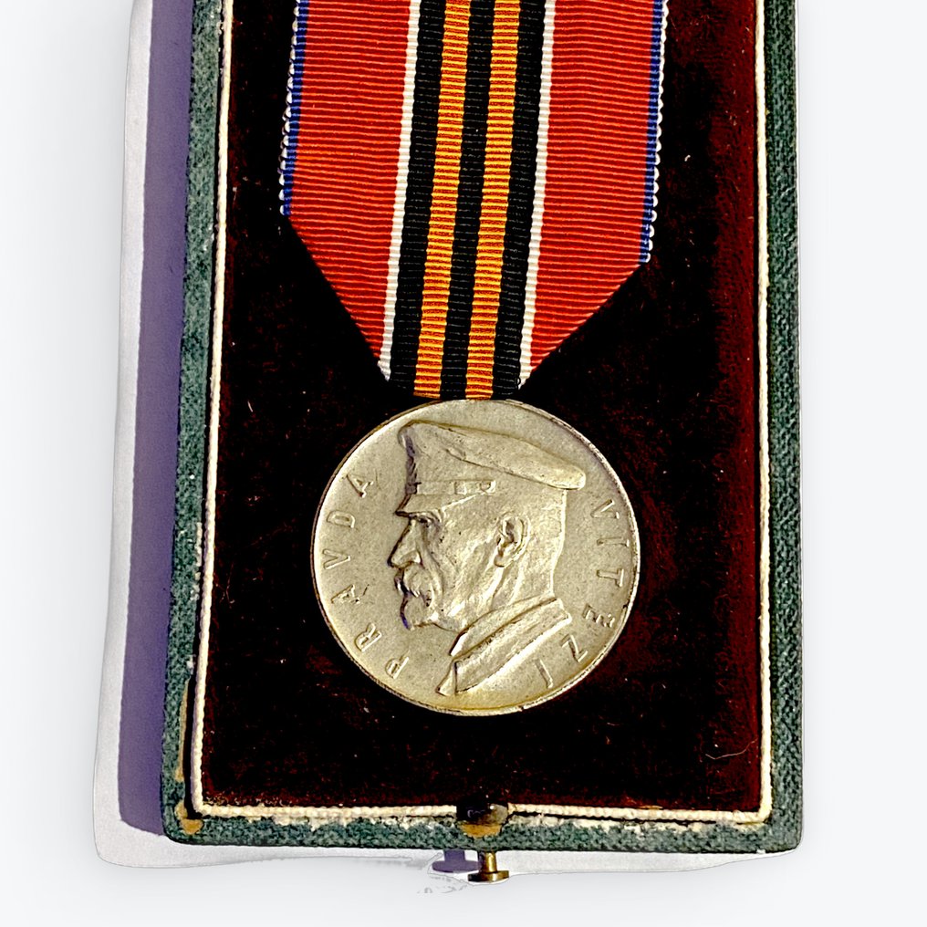 Τσεχοσλοβακία - Στρατιωτικό μετάλλιο - Τελετουργικό μετάλλιο του Zborov #2.1