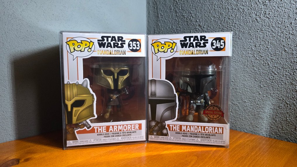 Funko - Funko Pop The Mandalorian - Special Edition - #345 & The Armorer - # 353 - 2010-2020 #1.0