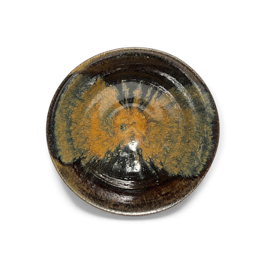 茶道碗(Chawan)配有Yōhen釉效果 - 瓷 - 日本 - Shōwa period (1926-1989) #4.3