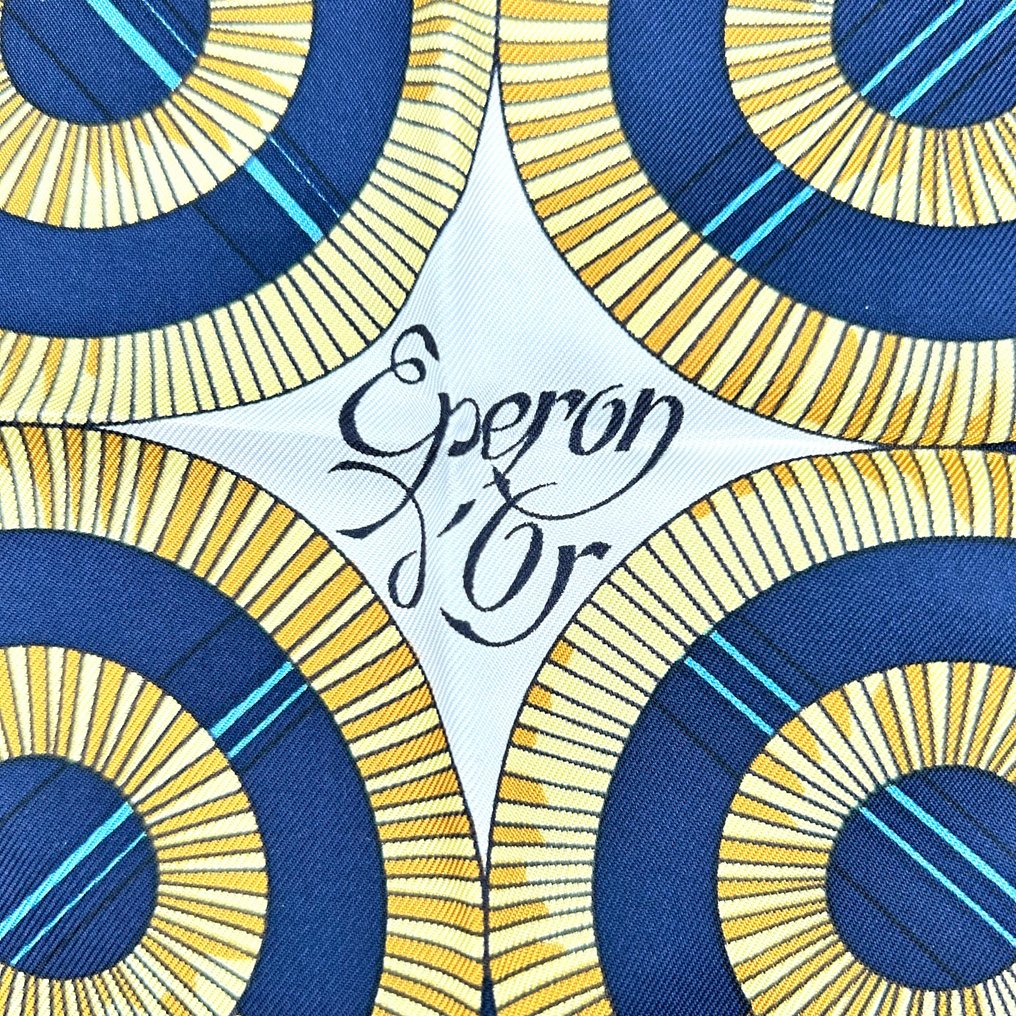 Hermès - "Eperon dor" Scarf, 90 cm, Silk - Écharpe #3.2