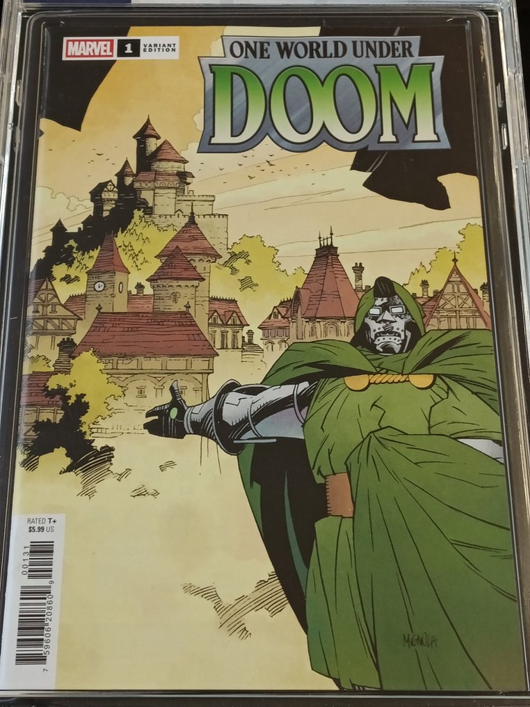 One World Under Doom #1 - Mike Mignola Hidden Gem Variant - EGC 9.9 - 1 Graded comic - First edition - 2025 #2.1