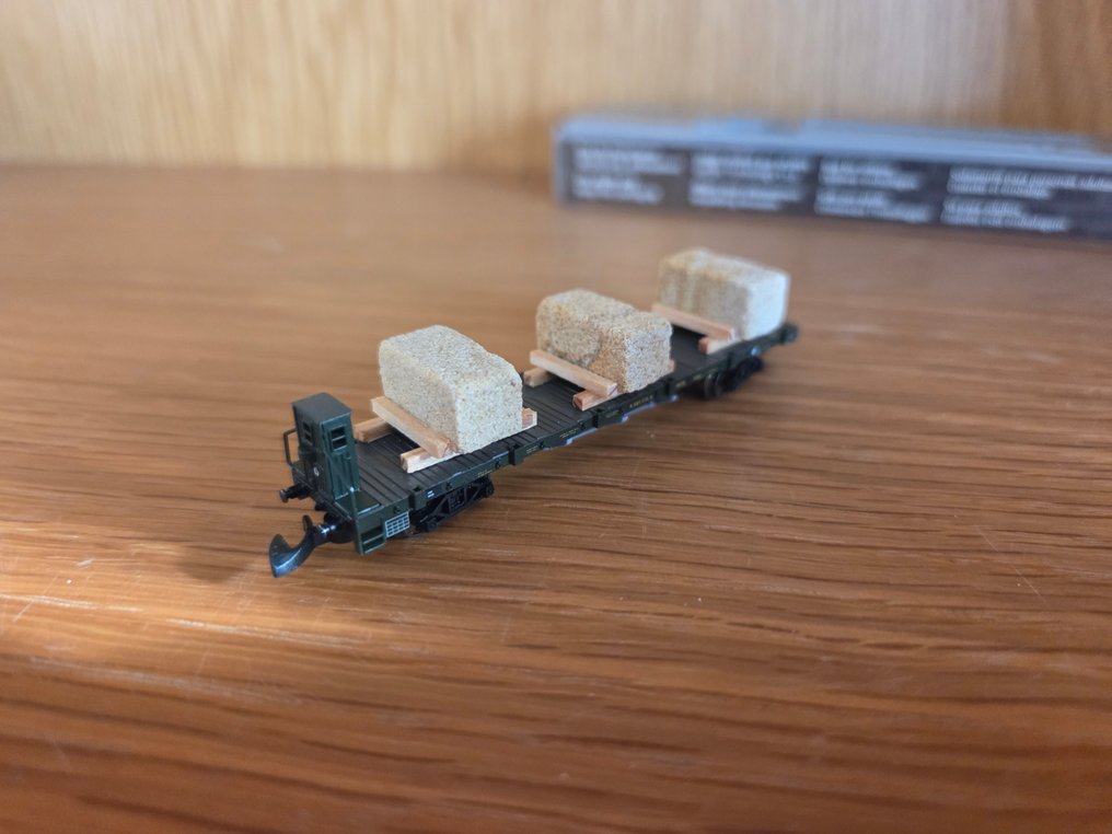 Märklin Z轨 - 8619 - 8651 - 80312 - 82571 - 模型火车货车组 (4) - DB #4.3