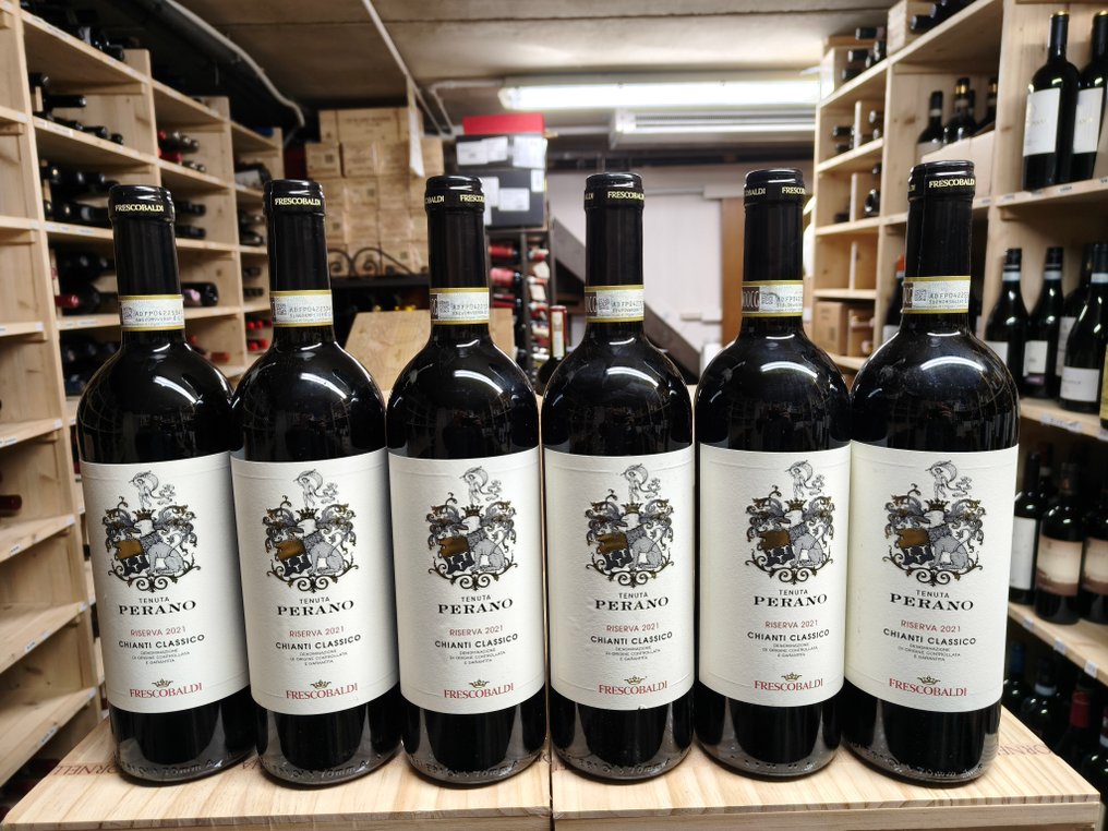 2021 Tenuta Perano Frescobaldi - Chianti Classico Riserva - 6 Flaskor (0,75L) #1.0