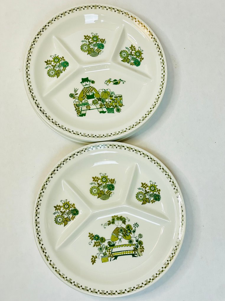 Turi Design Market - Turi Gramstad Oliver - Serviço de jantar para 6 (8) - Cerâmica - Design folk escandinavo #2.1