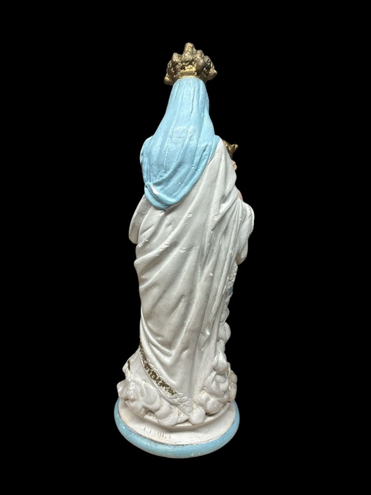 Γλυπτό, Madonna met kind - XL - 50 cm - Γύψος #1.0