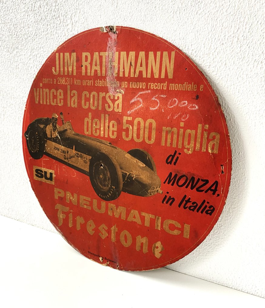 Firestone Race of Two Worlds - reclamekarton #4.3