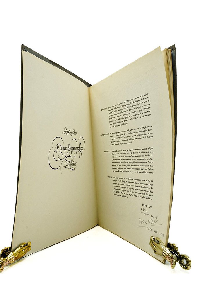 Isidore Isou & Michel Tapie - Douze Hypergraphies Polylogue - 1964 #1.0