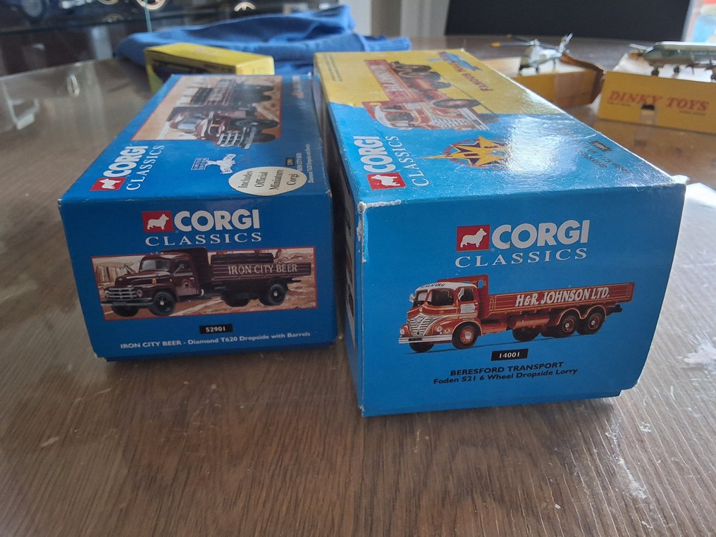 Corgi 1:50 - Machetă camion  (2) - Foden S21 6 Wheel Dropside Lorry (Beresford Transport) - in original box #1.0