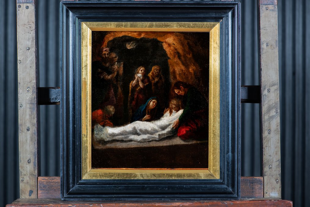 Ιταλική σχολή (XVII) - Graflegging van Christus - NO RESERVE #1.0