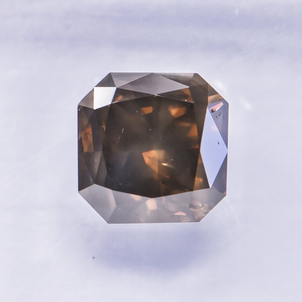 χωρίς τιμή ασφαλείας - 1 pcs Διαμάντι (Φυσικού χρώματος) - 1.32 ct - Ράντιαν - Fancy deep Καφετί, Πρασινωπό Κίτρινο - I1 - International Gemological Institute (IGI) - ΒΓ #2.1