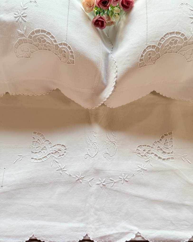 Bed sheet (3)  - 230 cm - 279 cm - Old sheet #3.2