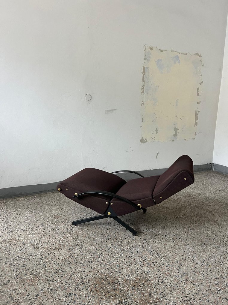 Tecno - Osvaldo Borsani - 扶手椅子 - P40 - 金属, 不锈钢, 纺织品 - 第一系列 #3.2