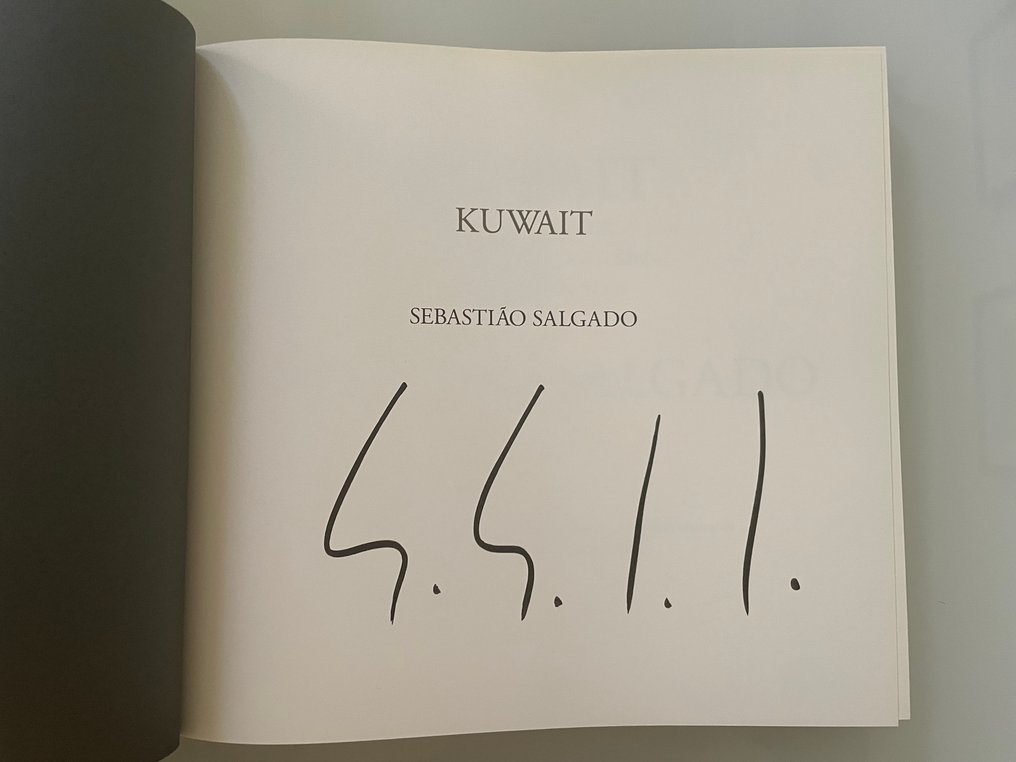 Signed; Sebastiao Salgado - Kuwait - 2016 #1.0