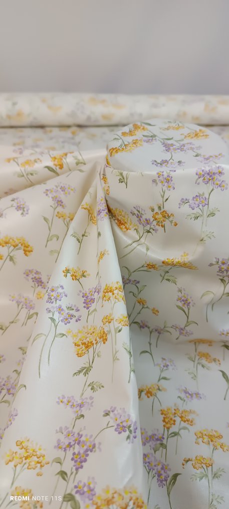 纺织品  - 400 cm - 140 cm - 手工印花棉布 #1.0