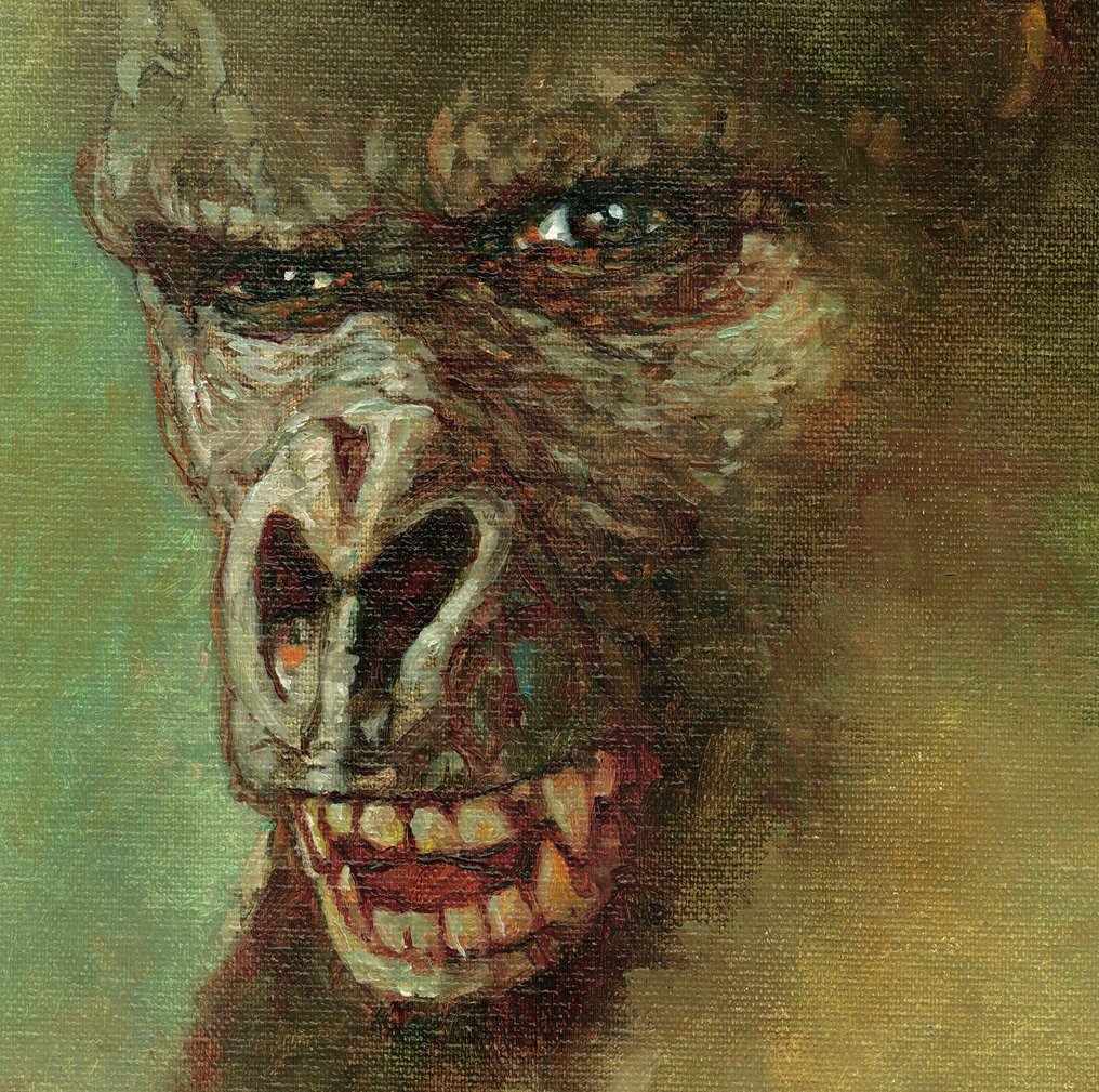 Sanjulian, Manuel - Originalgemälde - King Kong - Oil on Canvas - Hand Signed #3.2