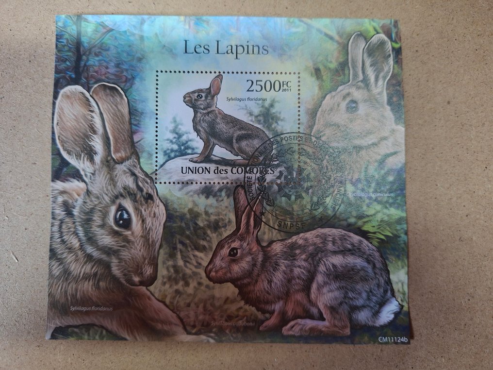 Comore 2009/2011 - 41 foglietti delle Unioni delle Comore da obliterare, nuovi - Michel + Yves et tellier #2.1