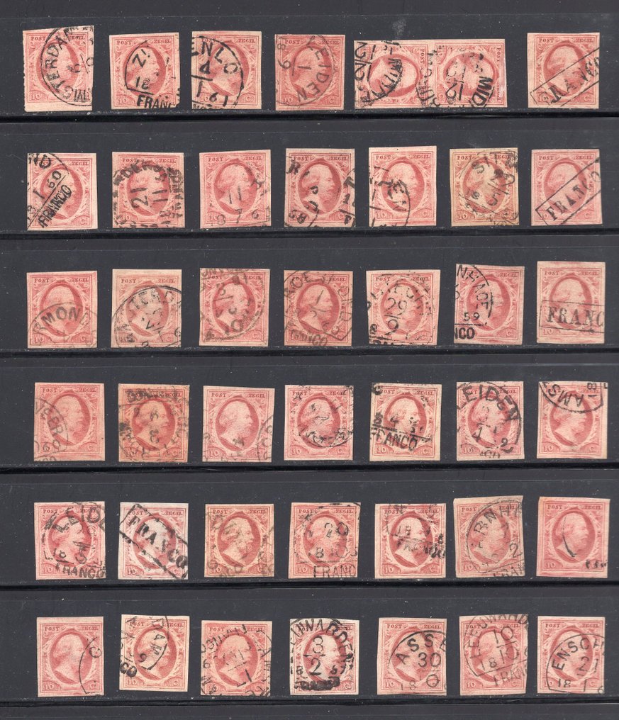 Ολλανδία 1852 - Βασιλιάς Willem III Ολλανδία - NVPH 2 #1.0