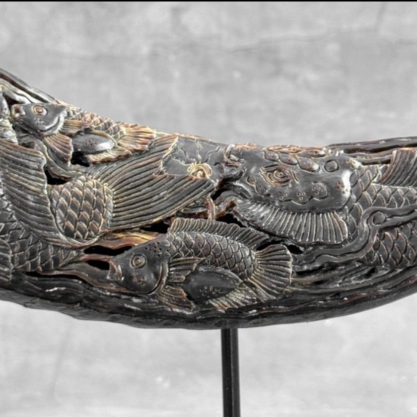 Koi - Sculpture - Indonesia  (No reserve price) #3.2