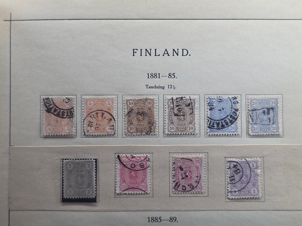 Finlanda 1860/1999 - Colecție într-un album #2.1