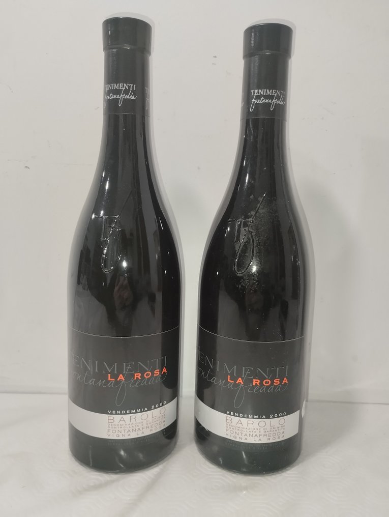 2000 La Rosa, Fontanafredda - Barolo - 2 Bottiglie (0,75 L) #1.0