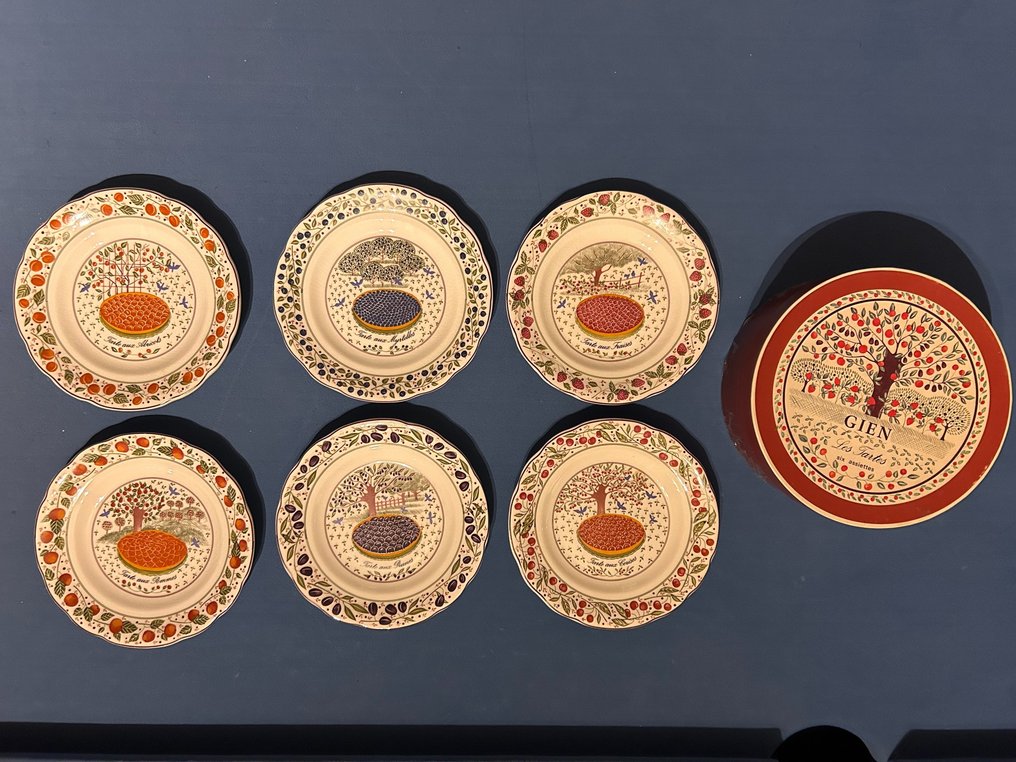 Gien - Gien Style Marie-Pierre Boitard - Table service (6) - Marie-Pierre Boitard - Porcelain #1.0