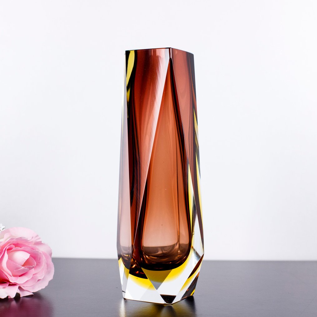 Vase - Uranglas, Murano-glas #2.1