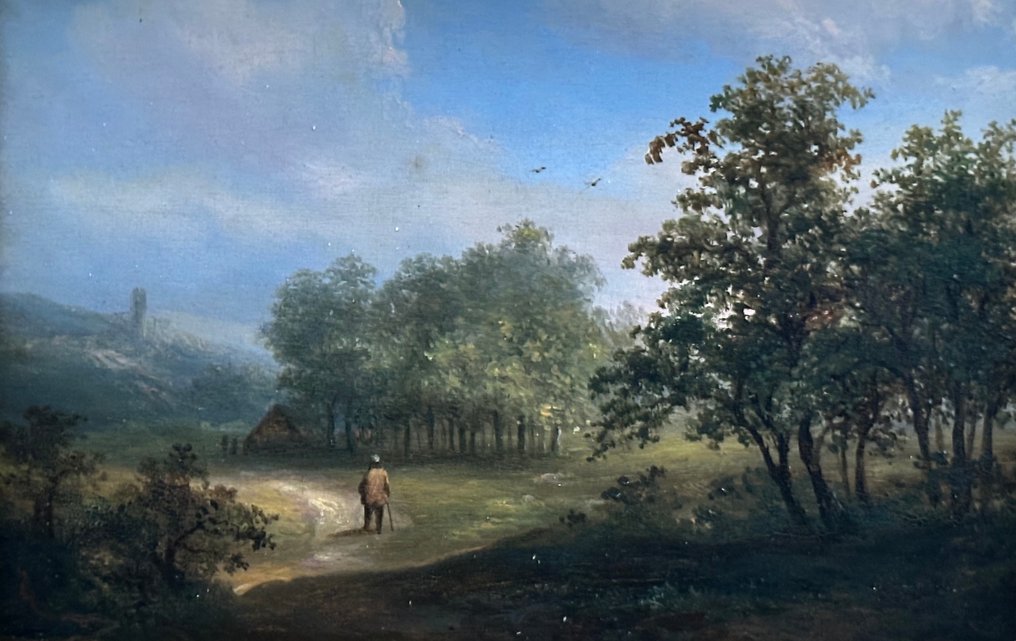 H.P Koekkoek 1843-1890, Αποδίδεται σε - Man op bospad #2.1