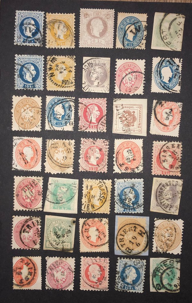 Αυστρία 1850/1867 - Αυστρία 1850/1867, υπερβολική χρήση μετοχών, υψηλός κατάλογος. #1.0