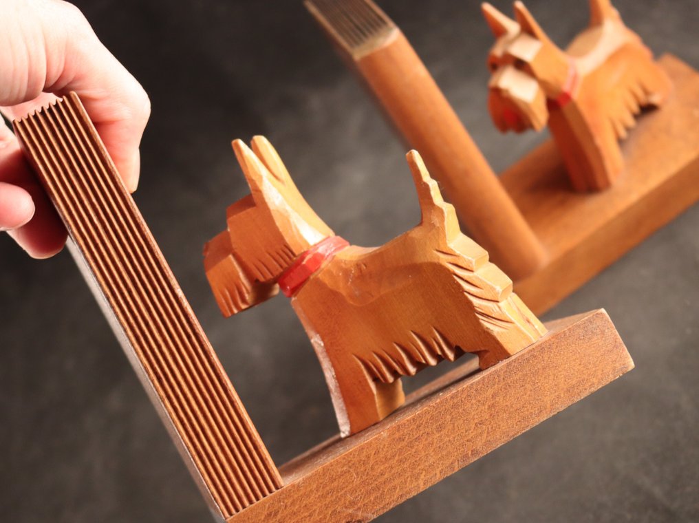 Paar vintage - Βιβλιοστάτες - Ξύλο #4.3