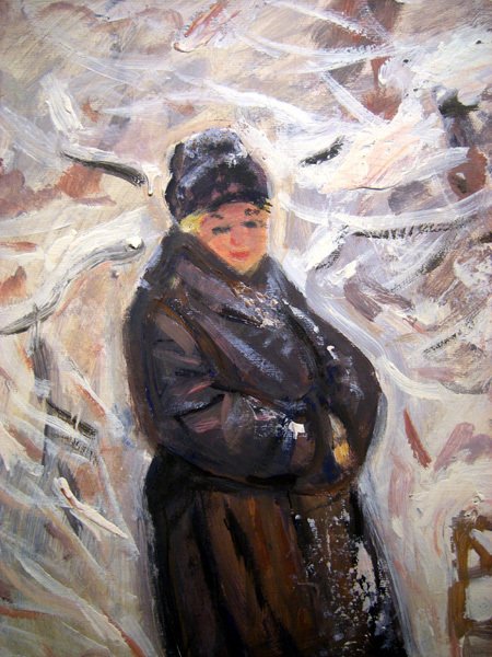 Yurij Severin (1927 - after 1999) - Winter scene in the park #1.0