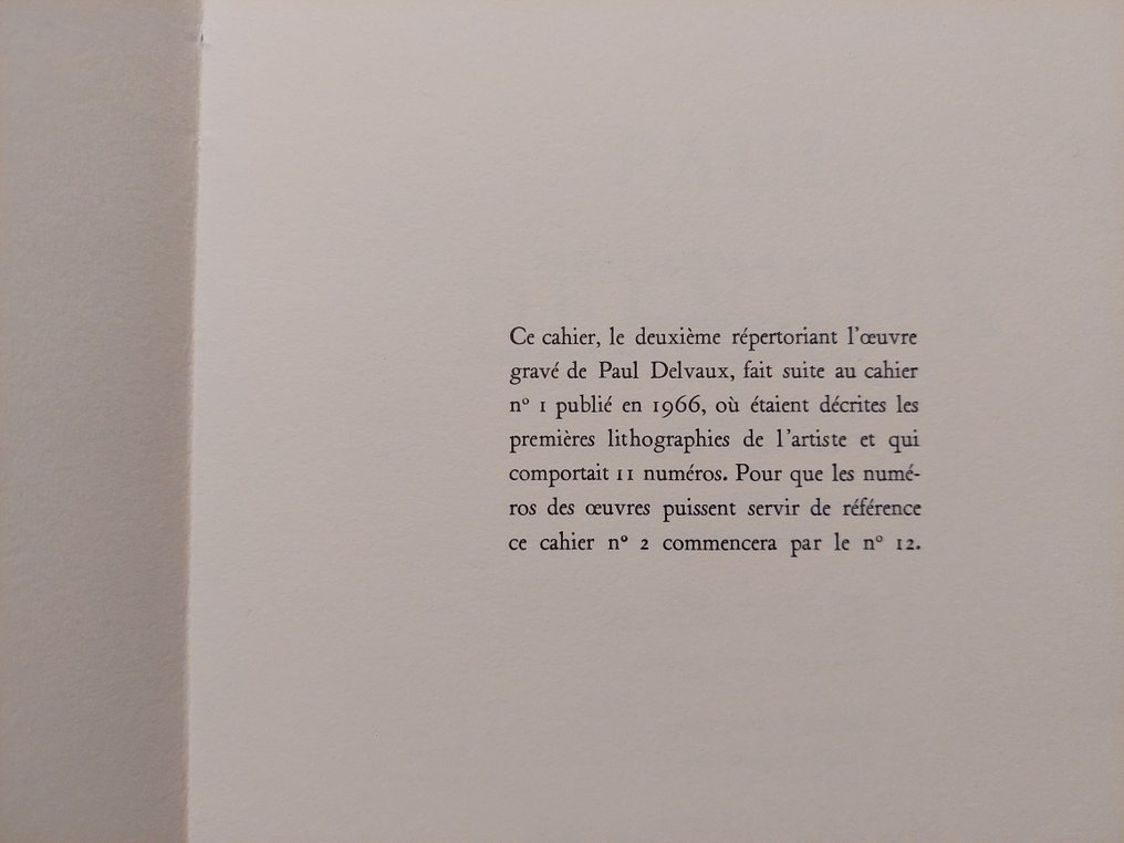 Paul Delvaux - Cahier No. 2 [With original lithograph] - 1972 #4.3