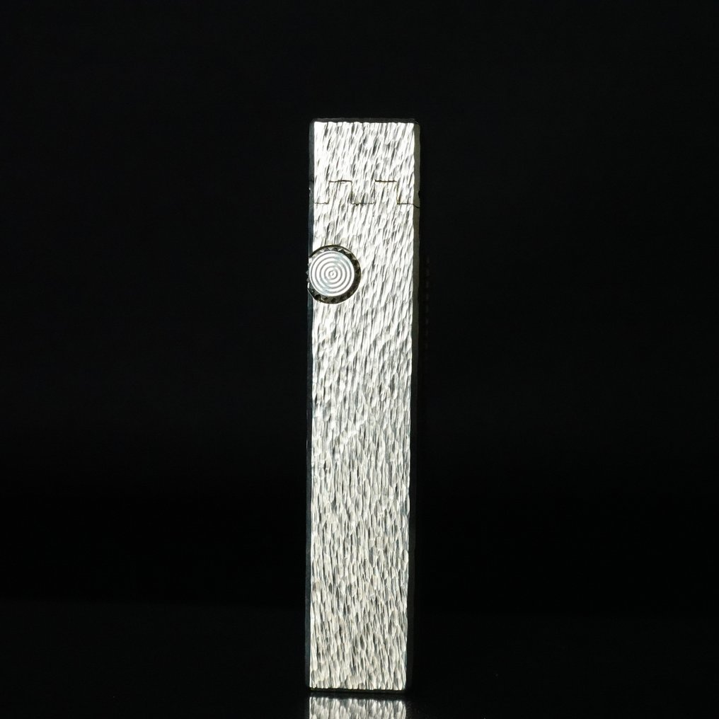 Dunhill - Fine Bark Pattern Rollagas Lighter - 沒有保留價 - 打火機 - 鍍銀 #4.3