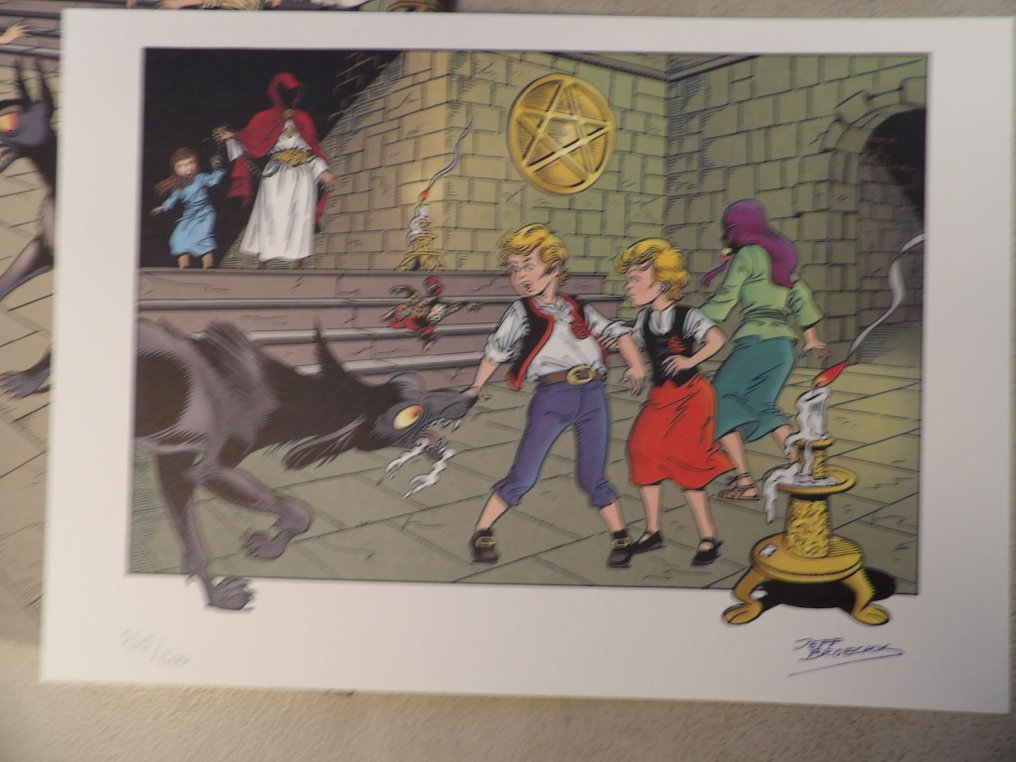 Dag en Heidi Wika - Luxe hc met stofomslag + extra Barabas prent - Saga - 1 Album - 第一版 - 2010 #1.0