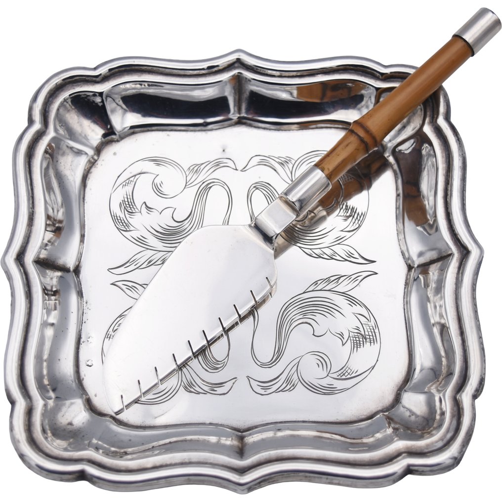 Untieră - Diseño clásico y estilo rocalla - .925 argint #1.0